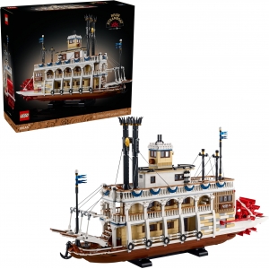 Đồ chơi lắp ráp chính hãng Đan Mạch IDEAS 21356 - River Steamboat - Hộp cấn
