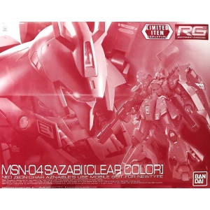P-BANDAI - RG 1/144 SAZABI [CLEAR COLOR]