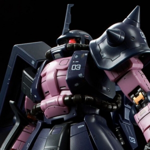 P-BANDAI - RG 1/144 MS-06R-1A BLACK TRI-STARS ZAKU II