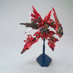 P-BANDAI - RG 1/144 THE GUNDAM BASE LIMITED SINANJU [METALLIC GLOSS INJECTION] + Delpidecal Holo Silver